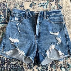 High rise mom shorts